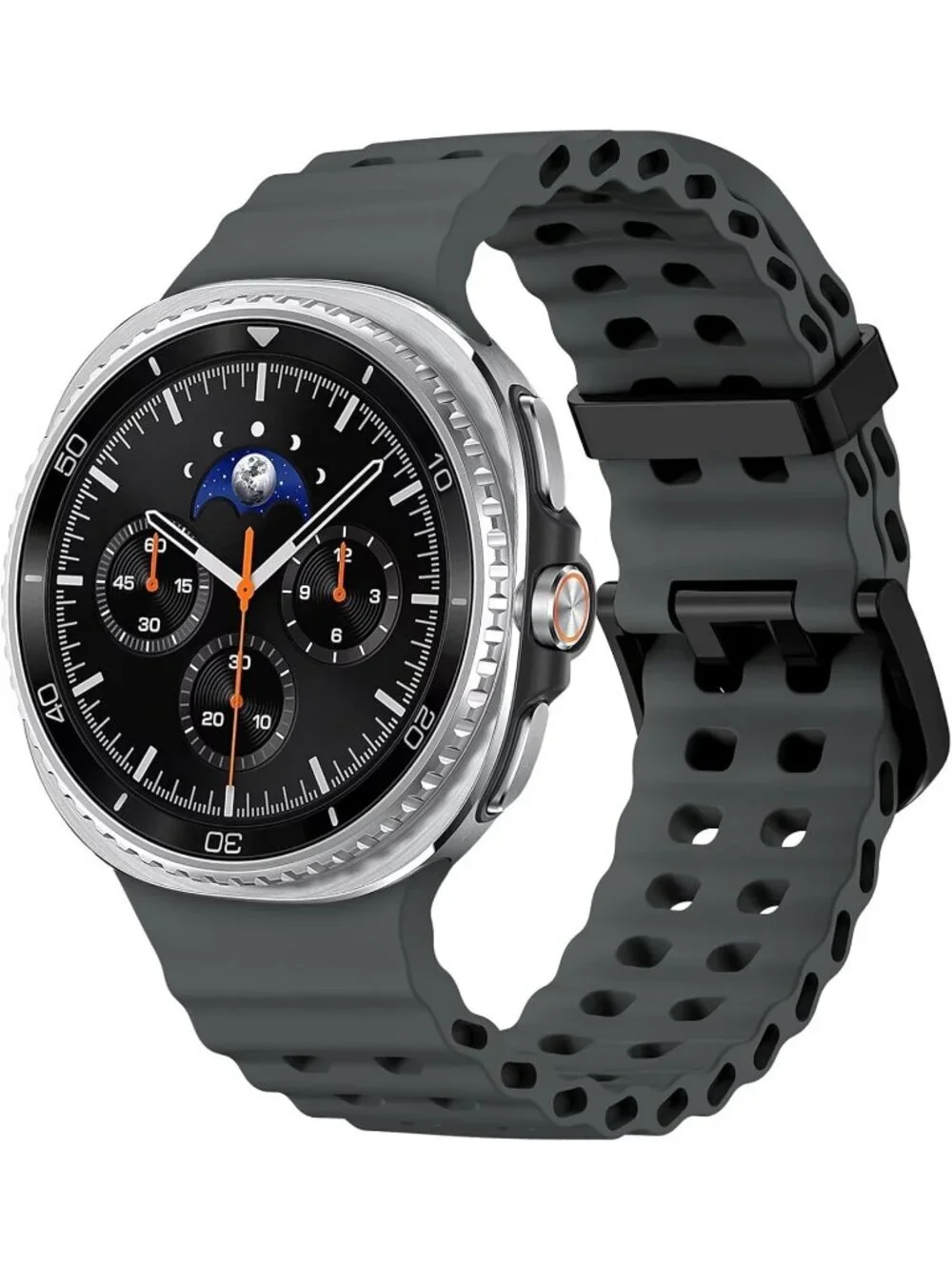 Unisex Grey Analog Quartz Breathable Marine Replacement Samsung Galaxy Watch